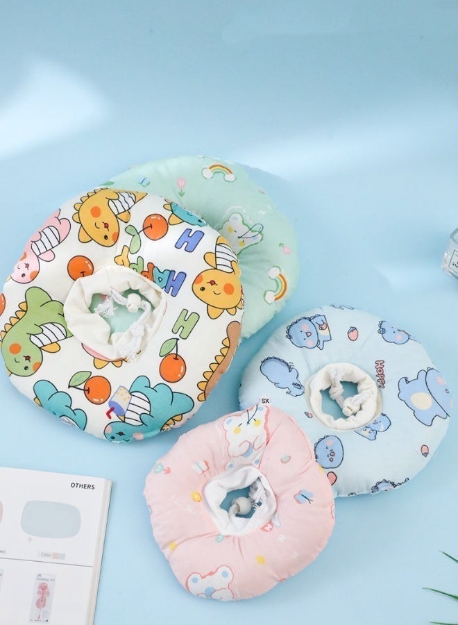 نظارة تعافي قابلة للتعديل للقطط والكلاب - نظارة إليزابيث اللطيفة للقطط الصغيرة والجراء والحيوانات الأليفة الصغيرة، مثالية لشفاء الجروح والعناية بعد الجراحة (اللون عشوائي). - Image 2